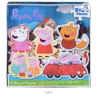 Xếp hình puzzles Peppa Pig bằng gỗ
