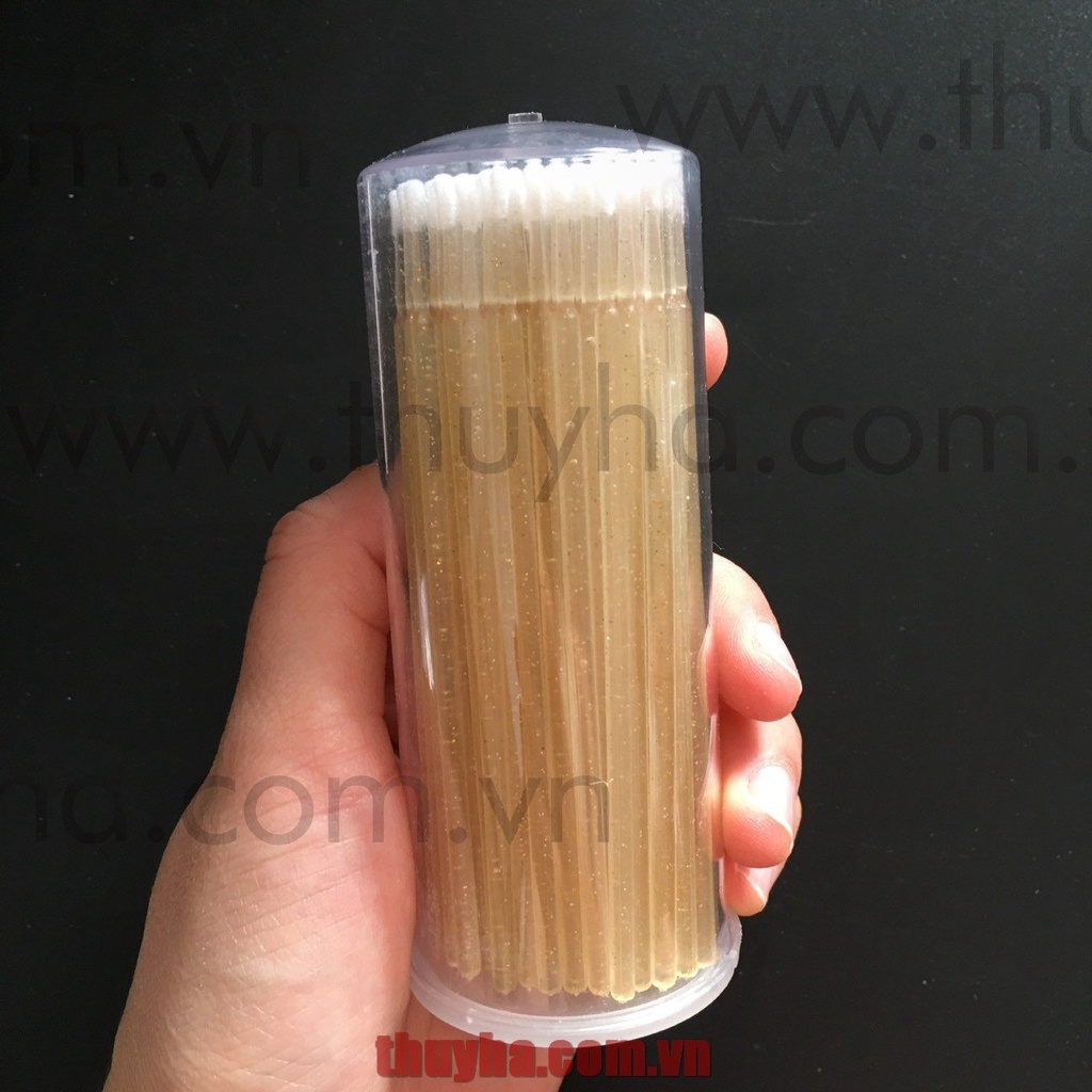 Tăm tháo mi hủ kim tuyến 100c - gỡ mi - vệ sinh mi - dụng cụ nối mi_THÚY HÀ