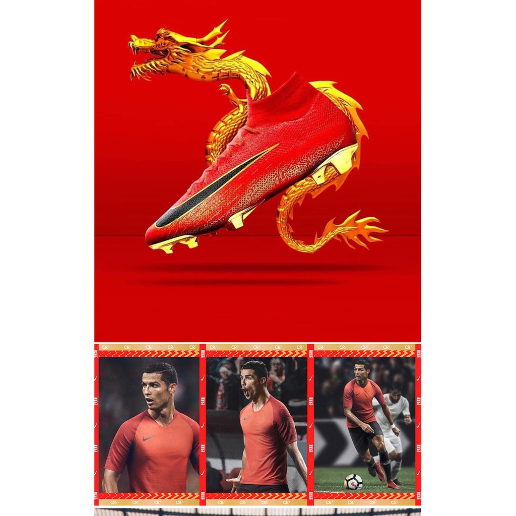 [Chính Hãng]Giày Đá Banh , Giày Đá Bóng Sân Cỏ Nhân Tạo Nike Mercurial 12 CR7 TF AJ3732