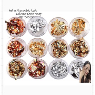 Set Giấy Nhún Trang Trí Móng, Giấy Bạc Nhũn