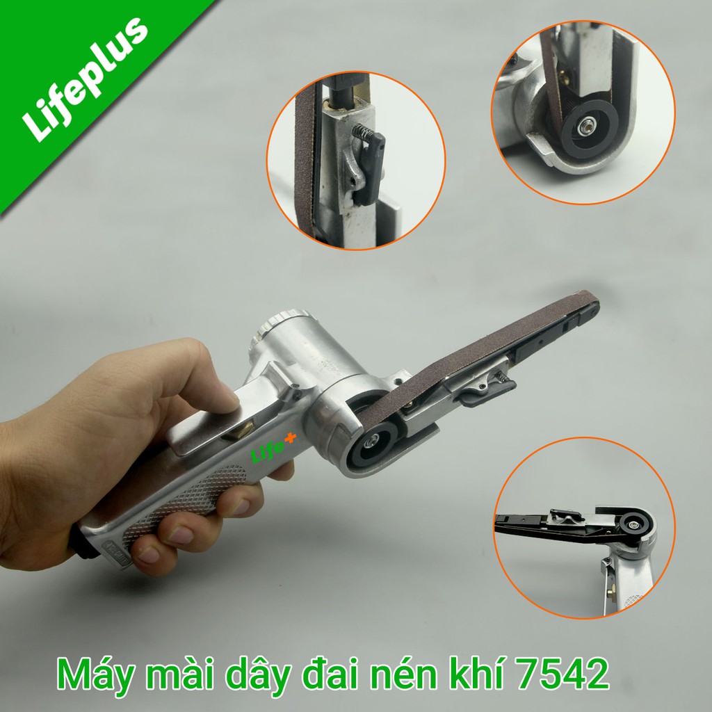 Máy mài dây đai khí nén 7542