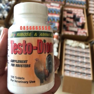 TESTO DIONE - Thuốc viên trị lỏn lẻn và gia tăng khả năng sinh sản cho gà nọc