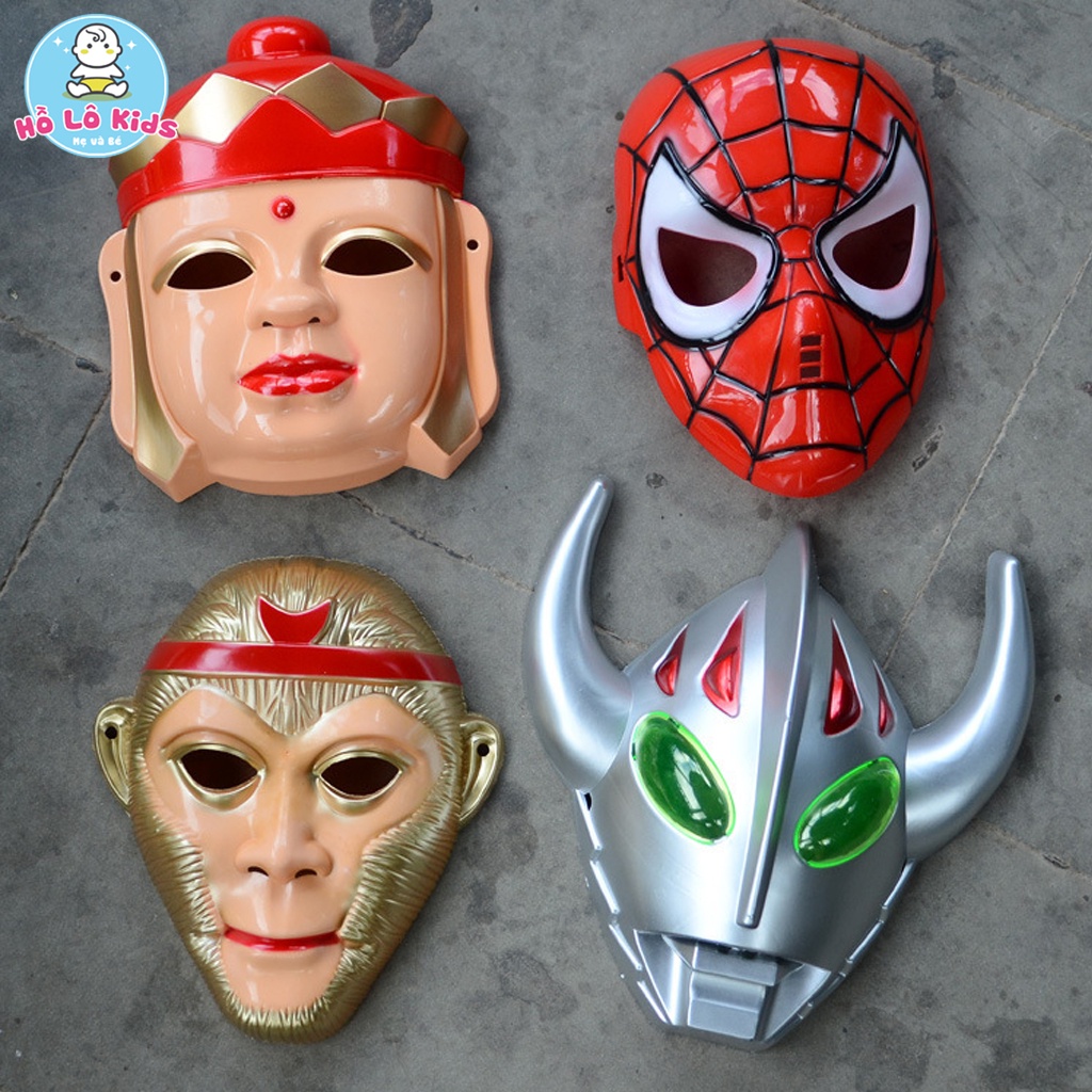 Mặt nạ siêu nhân các nhân vật siêu anh hùng Avenger, tôn ngộ không cho bé Hồ Lô Kids