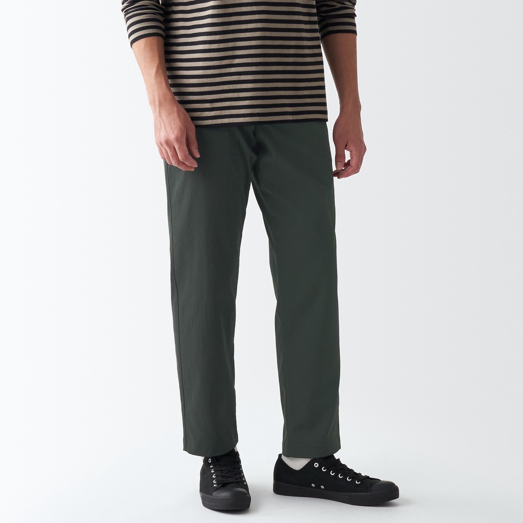 Muji Quần Chino Tapered Co Giãn Chống Bám Nước