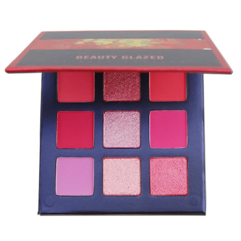 [Hàng mới về] Bảng phấn mắt 9 màu chống nước không nhòe tiện dụng