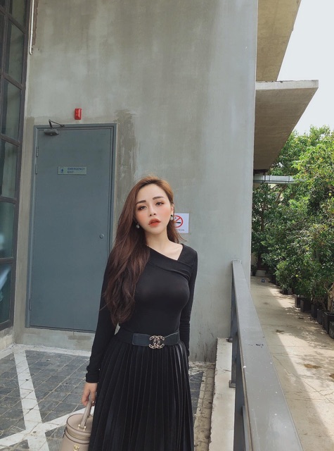 [GIÁ HUỶ DIỆT] Chân váy xếp ly dài