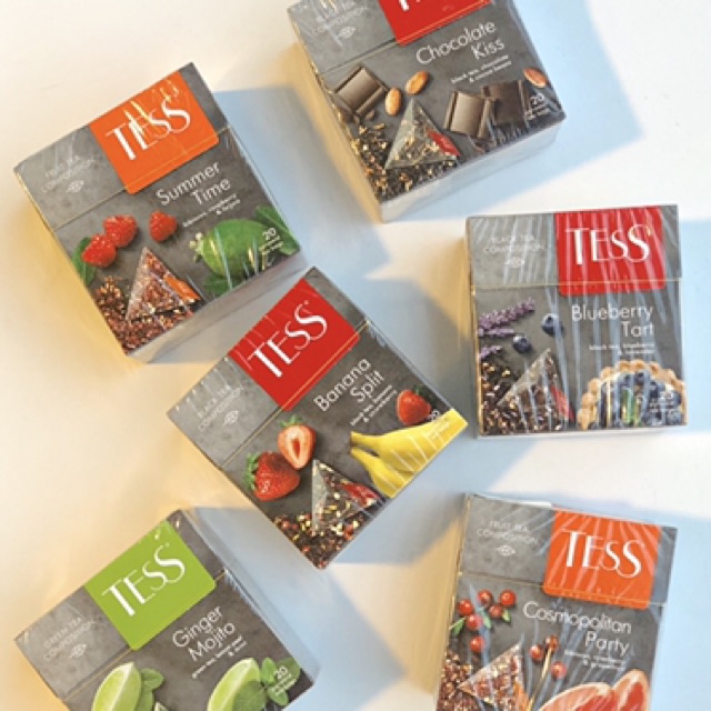 [Mix 20 gói] Trà hoa quả Tess - ginger mojito, summer time, bluebery tart, banana split. chocolate kiss | BigBuy360 - bigbuy360.vn