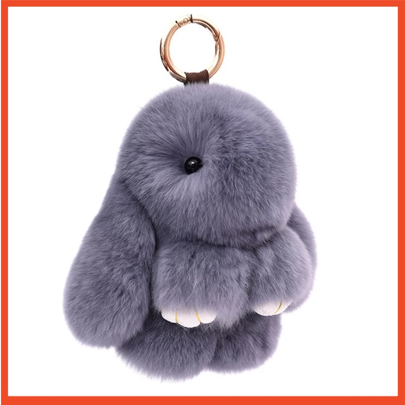 Cái vòng cổ cổ túi thỏ bé nhỏ của chiếc xe to, dây chuyền... quà sinh nhật thỏ bông.