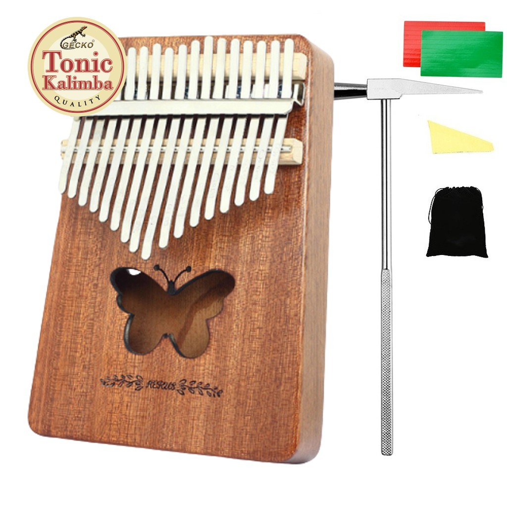 Đàn Kalimba 17 phím kiểu dáng tiện dụng GECKO-KIMI-HLURU015