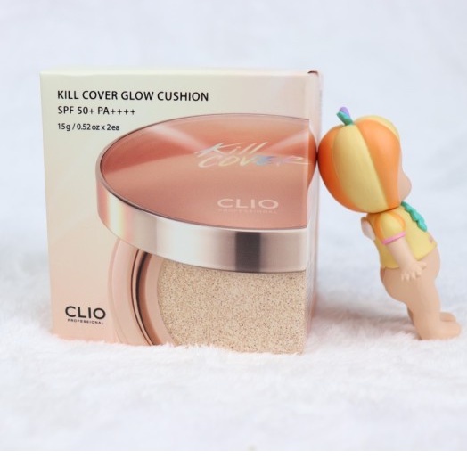 Phấn nước Clio Kill Cover Glow Cushion SPF50+ PA++++ – Mỏng mịn tự nhiên, che phủ tốt