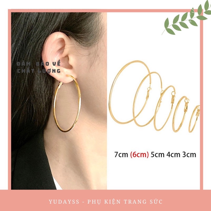 Khuyên tai bạc cao cấp dành cho nữ phong cách hiện đại - YUDAYSS