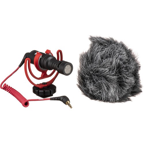 Denshitaro Micro cho máy quay Rode VideoMicro mic thu âm Chuyên Nghiệp cho Youtuber, TikToker D00-756