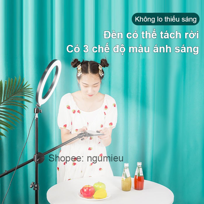 Giá đỡ điện thoại 3 chân, tripod quay phim, chụp hình từ trên xuống