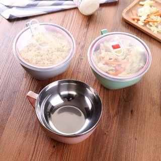 Bát úp mỳ tôm bát lúa mạch  BUM2 ăn cơm tiện dụng dễ thương