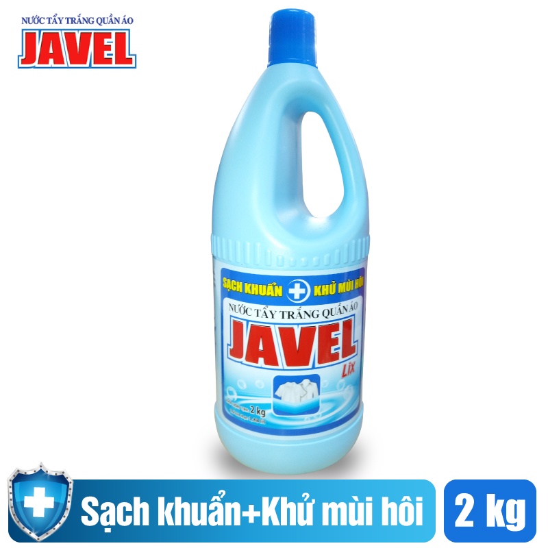 Nước tẩy trắng quần áo LIX javel 2kg JL200