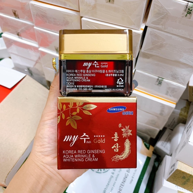 Kem Dưỡng Da Hồng Sâm Đỏ My Gold