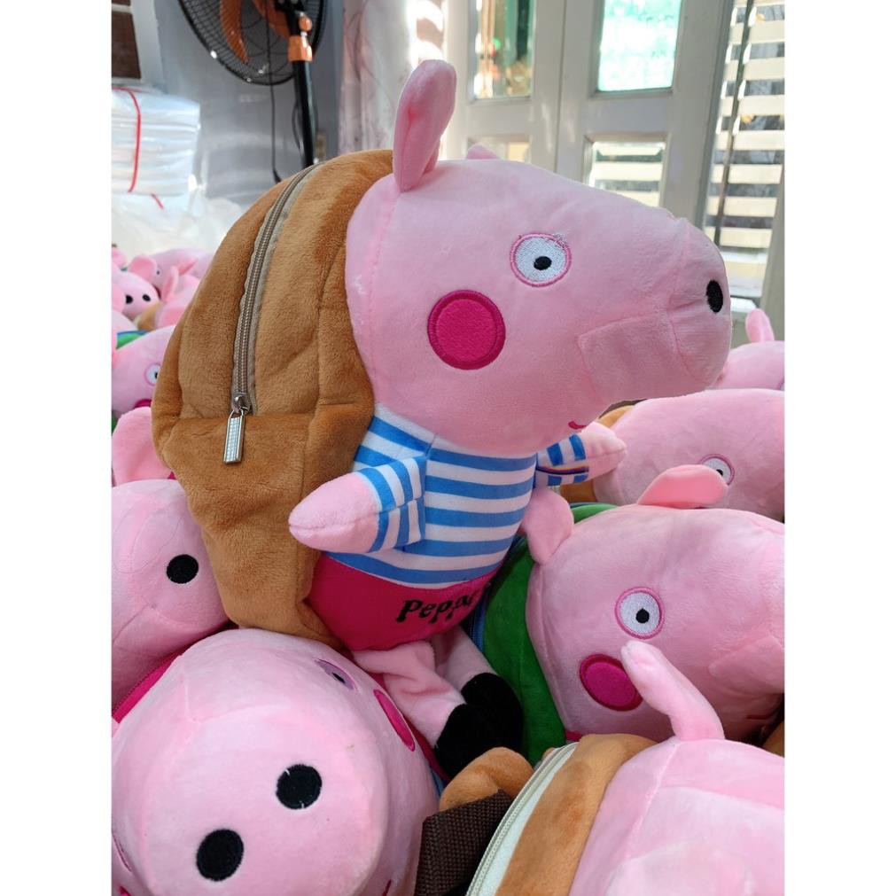 Balo cho bé hình heo PEPPA cực xinh xắn và mềm mịn -Shop Mẹ Su