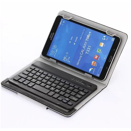 Bao da bàn phím kết nối Bluetooth cho Ipad, máy tính bảng đến 8inch