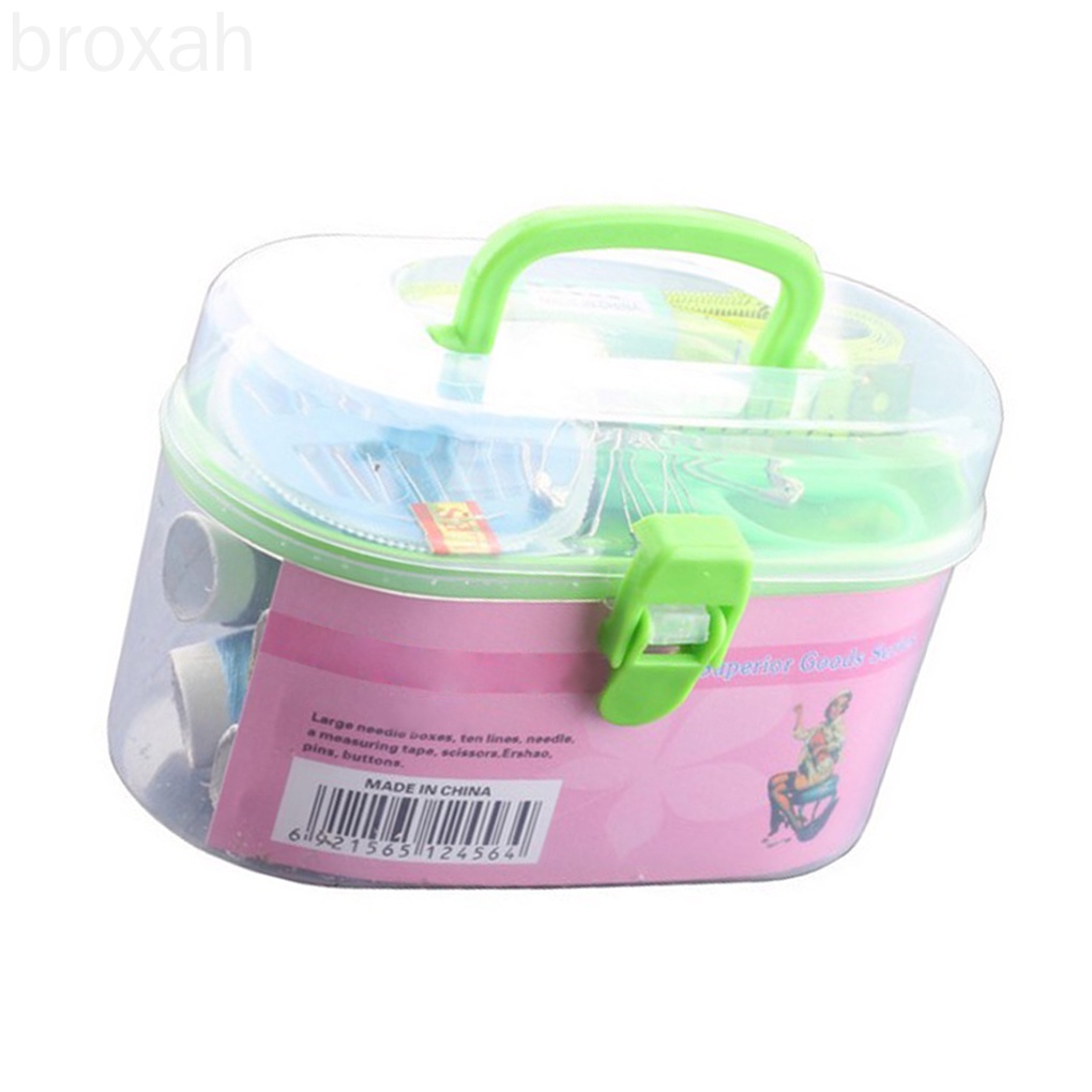 Set kim chỉ thêu tiện lợi đựng trong hộp bằng nhựa