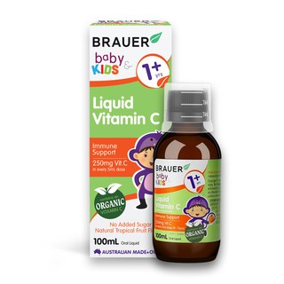 Vitamin C Dạng  Siro Cho Trẻ Em BRAUER 100ml