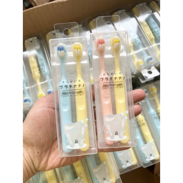 Combo 5,10 sét bàn chải cho bé, 1 sét = 2 chiếc