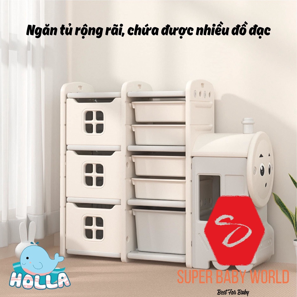 KỆ ĐỒ CHƠI XE LỬA HOLLA 2022 HL-09187