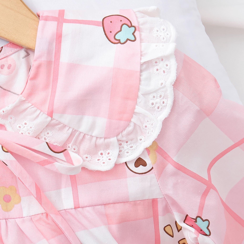 Bộ pijama hồng – ILABY >>> top1shop >>> shopee.vn