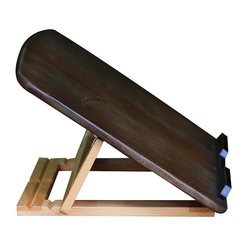 Kệ laptop thông minh có thể gấp gọn vào balo mang đi, kệ để laptop, giá kê đỡ laptop để bàn bằng gỗ Nhatvywood NVLP05BR