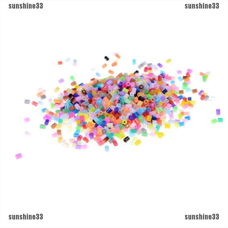【COD•suns】1000pcs/Set DIY 2.6mm Mixed Colours HAMA/PERLER Beads for GREAT Kids