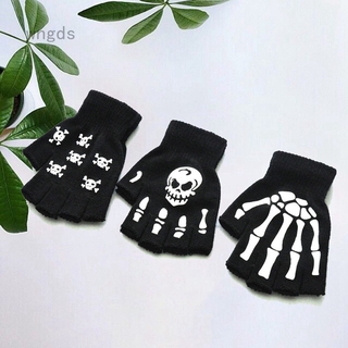 Cặp găng tay trang trí hình xương bàn tay phong cách Goth
