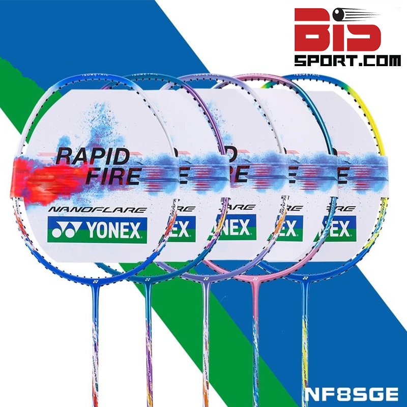 Vợt Cầu Lông Yonex Nanoflare 8S Xanh Dương Vàng - Hàng Chính Hãng - Lực Căng 11kg - Cân Bằng 4u - Công Thủ Toàn Diện