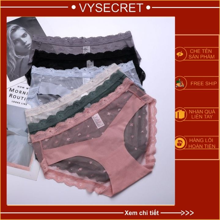 QUẦN CHÍP REN KHÁNG KHUẨN🍁 CAO CẤP 🍁 ÔM MÔNG,SEXY,MỀM MẠI C1345