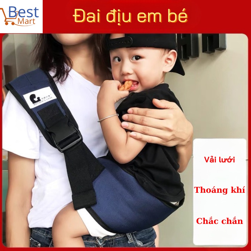 Đai địu em bé CHỐNG GÙ chất liệu cotton/ đai địu trẻ sơ sinh đa năng s