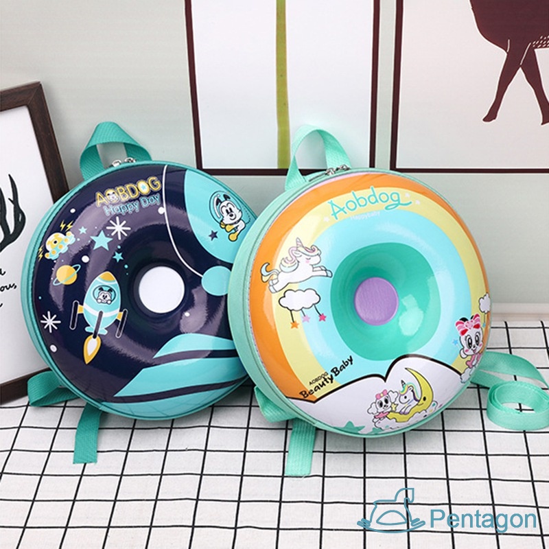 Balo Hình Bánh Donut Chống Thất Lạc Thiết Kế Hình Hoạt Hình Đáng Yêu Cho Trẻ Em