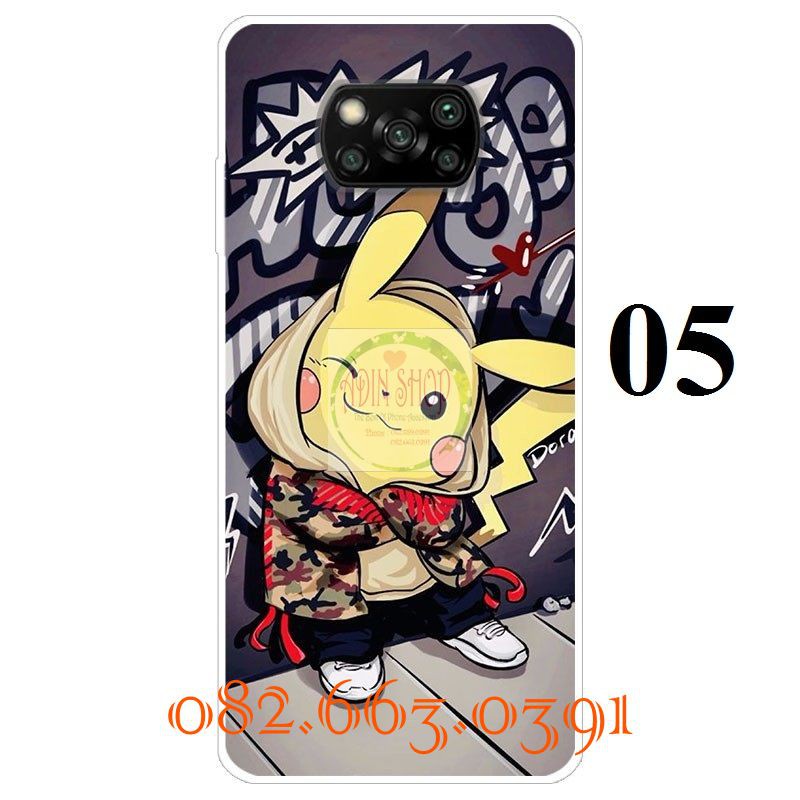 Ốp lưng Xiaomi Poco X3 / Poco X3 pro NFC dẻo nhiều hình dễ thương