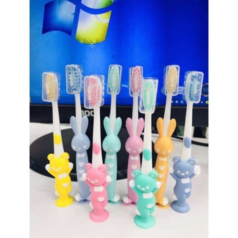 Set 4 Bàn Chải Đánh Răng Xuất Nhật Siêu Mềm Cho Bé sỉ