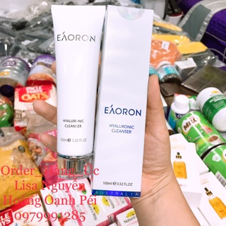 Sữa rửa mặt eaoron hyaluronic cleanser úc 100ml hàng đi air date mới nhất 2022