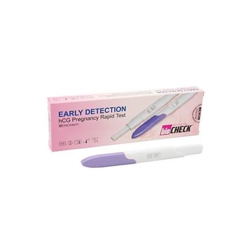 Bút thử thai / Dụng cụ test phát hiện thai sớm, chính xác, vệ sinh (7-10 ngày) Early Detection Biocheck