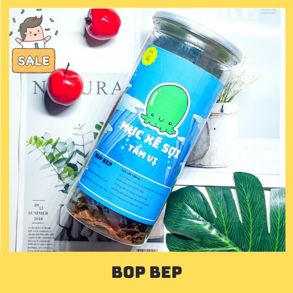 Mực xé tẩm gia vị 200g Bop Bep- đồ ăn vặt ngon, đồ ăn vặt Hà Nội | BigBuy360 - bigbuy360.vn