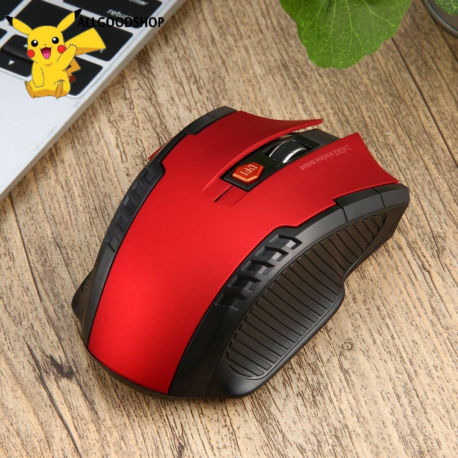 Chuột không dây đen 2.4GHz Wireless Optical Mouse With USB Receiver