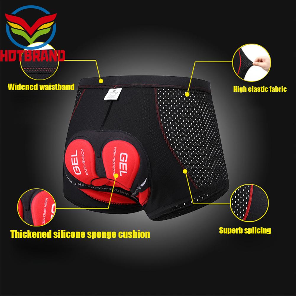 Quần Lót Đạp Xe Có Đệm Gel 5D Thoáng Khí Cho Nam Nữ