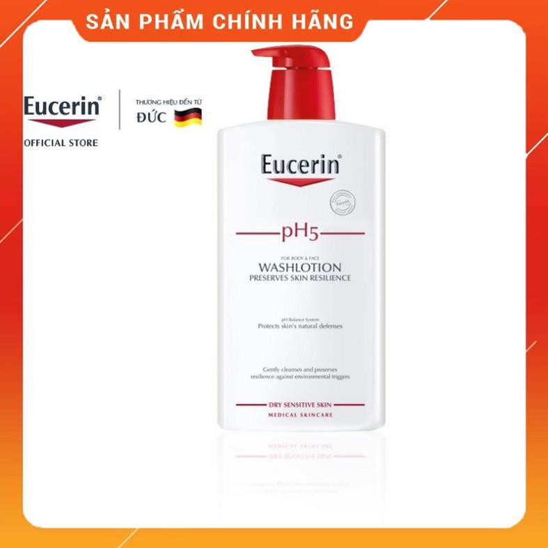 Sữa tắm Eucerin pH5 Washlotion 1000ml dành cho mọi làn da và da nhạy cảm