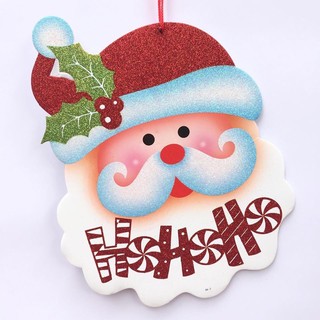 tranh xốp hình ông già noel phủ nhũ cỡ lớn 30*27cm