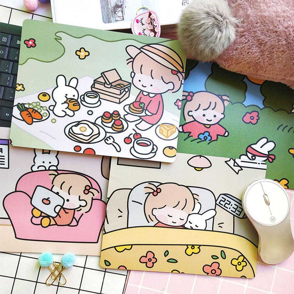 Taylor1 Tấm Lót Chuột Và Bàn Phím Máy Tính In Hình Cô Gái Hoạt Hình Dễ Thương Sáng Tạo