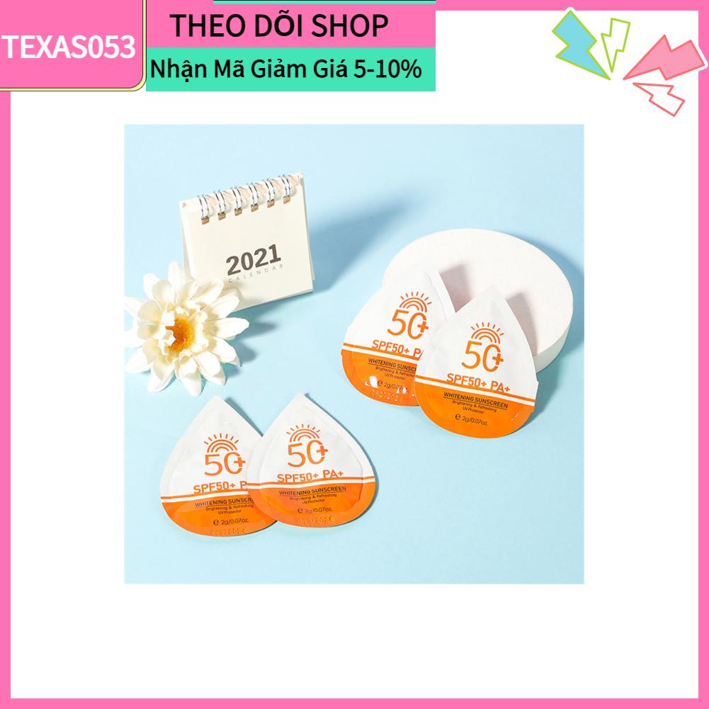 [Hàng mới về] Kem chống nắng chống tia UV làm trắng da SPF50+ PA+ 2g/0.07oz