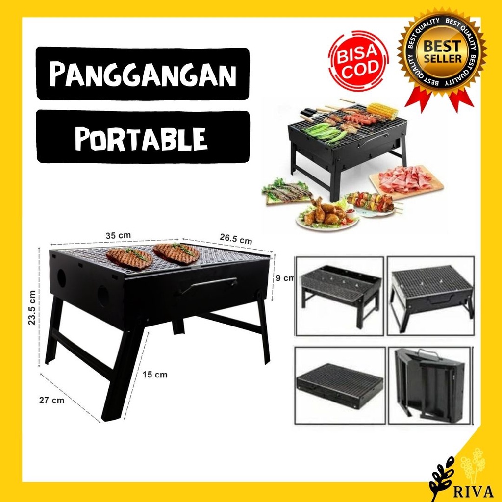 Lò Nướng Bbq Nhỏ Gọn Tiện Dụng Mang Theo Du Lịch Cắm Trại | BigBuy360 - bigbuy360.vn