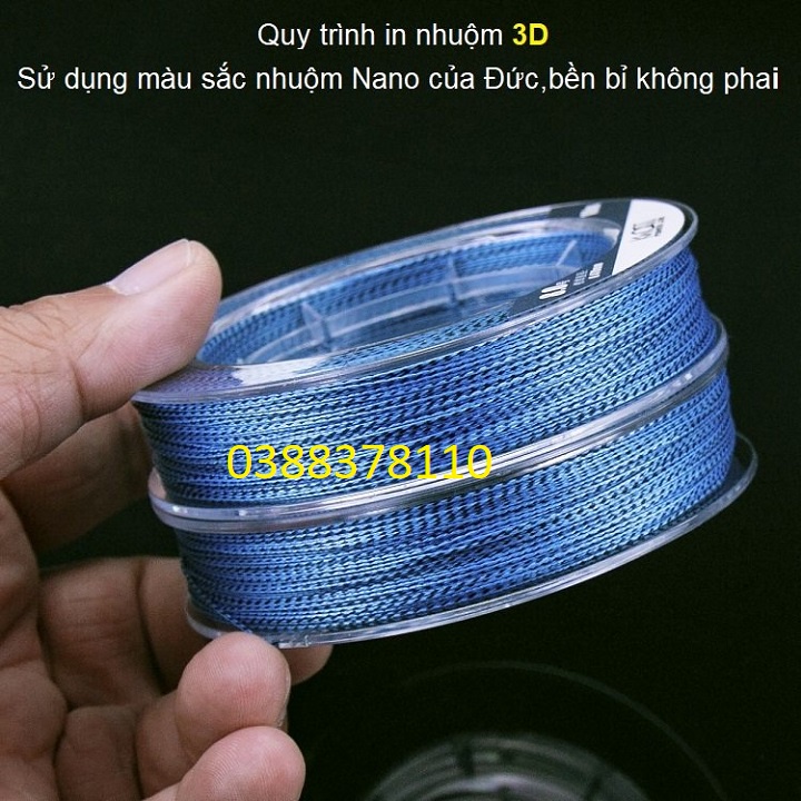 Dây Dù Câu Cá PE X8 SPECIAL 100m Xanh Đốm