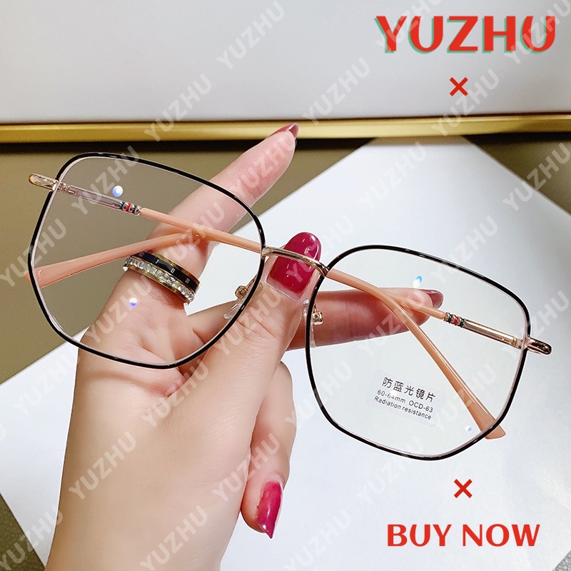 Mắt kính gọng vuông chống bức xạ phong cách Hàn Quốc thời trang cho nữ