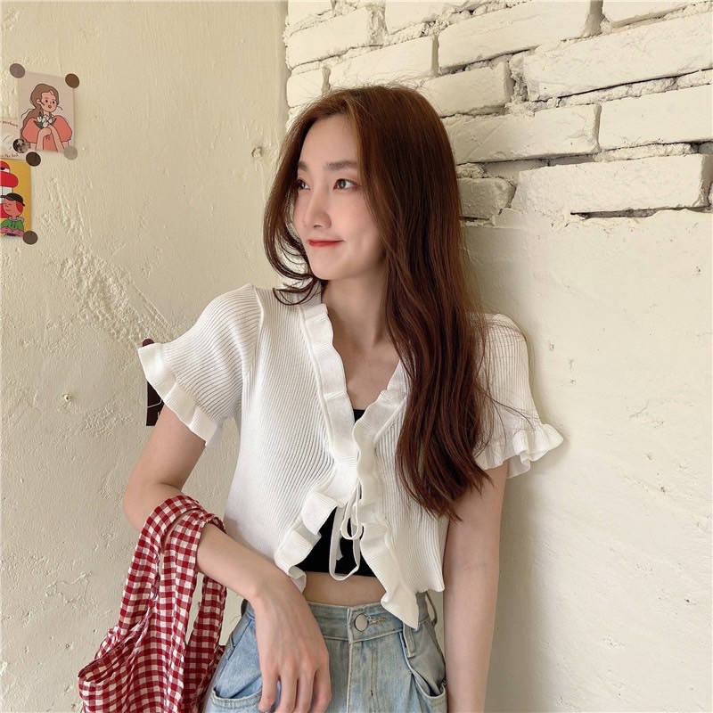 Áo cardigan croptop | BigBuy360 - bigbuy360.vn