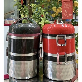Cà mên 2 ngăn _ 3 ngăn cao cấp inox 304